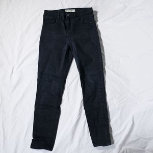TOPSHOP Jamie Hight Waist Skinny Jeans in Black
